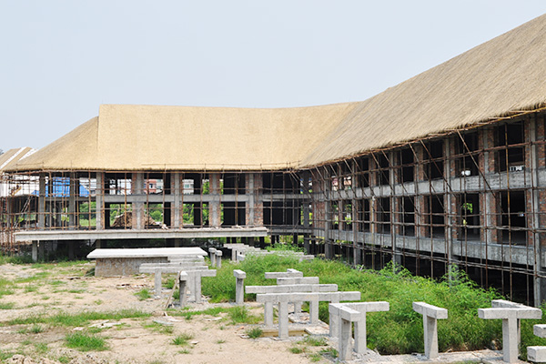 仿真茅草瓦在大雨中會不會響？